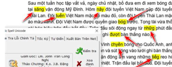 sữa lỗi tiếng Việt